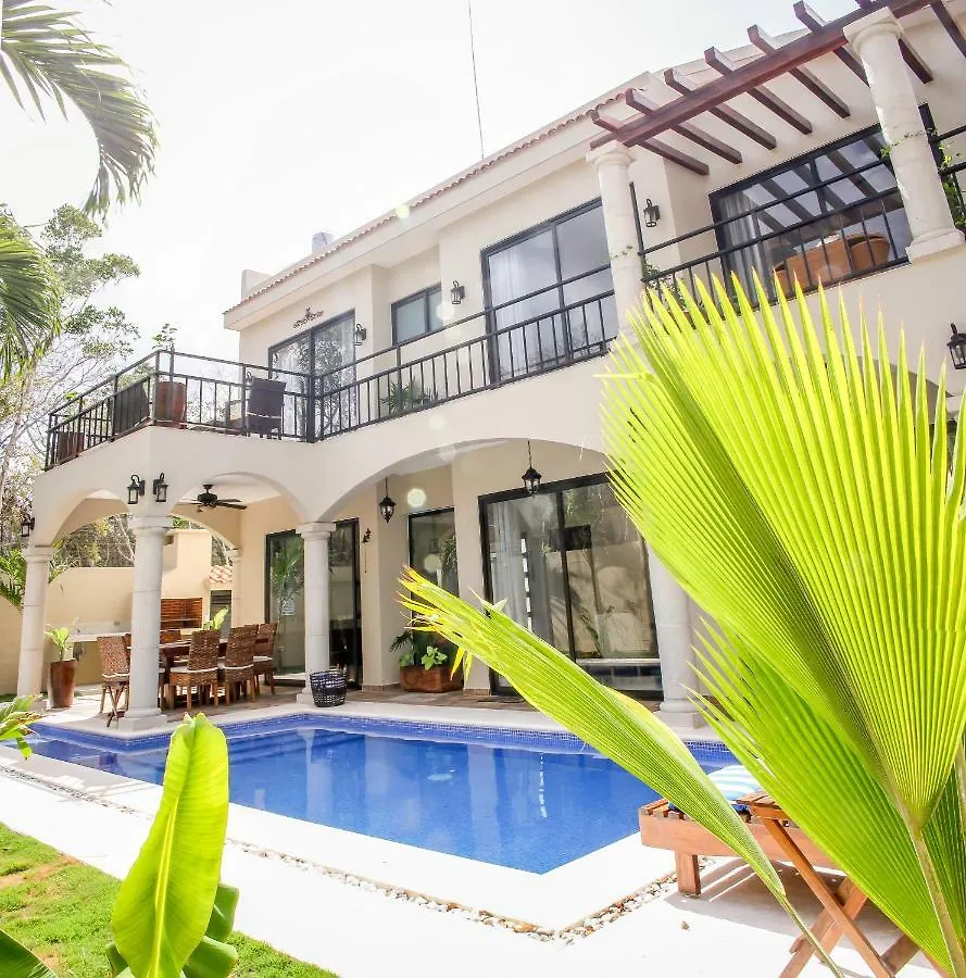 Tulum Stunning Villa For 10-Cabana-Private Pool-Parking